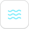 Ocean waves icon representing data logging